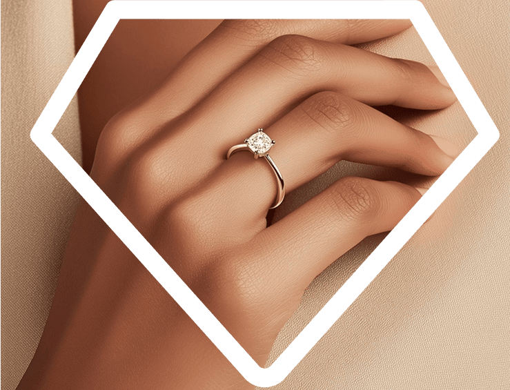 Diamond ring detail